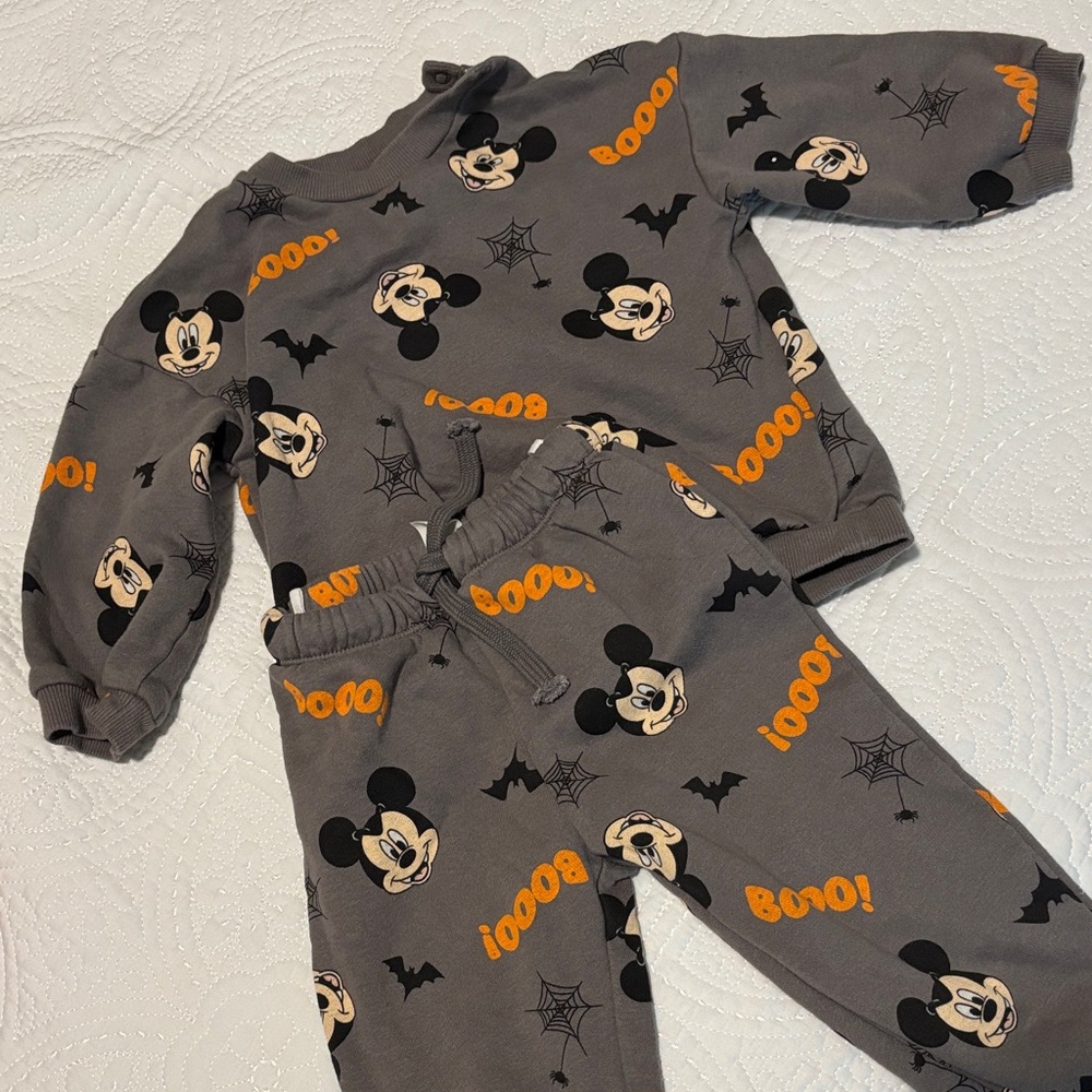 H&M Kids Matching Set - Gray and Orange